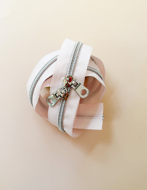 30'' Butter Cream Zipper Set - 4pc