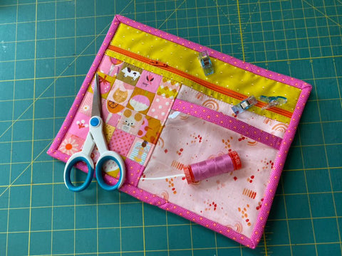 Patchwork Pocket Pouch PDF Download Pattern