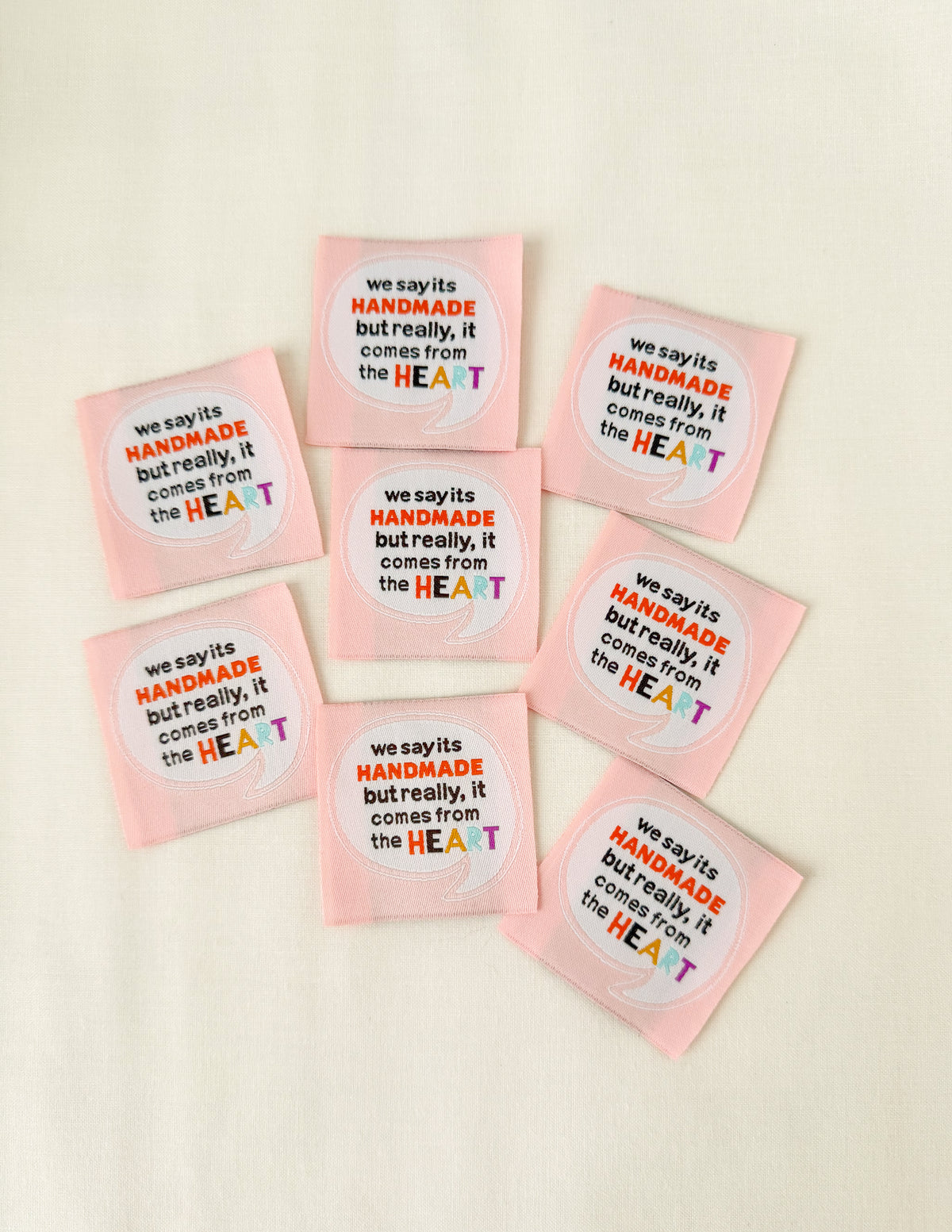 From the Heart Woven Labels – Sewing Illustration