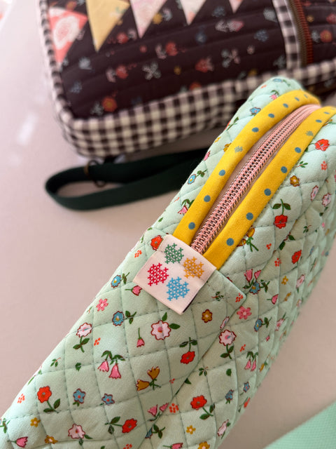 Heart Stitch Folded Woven Labels