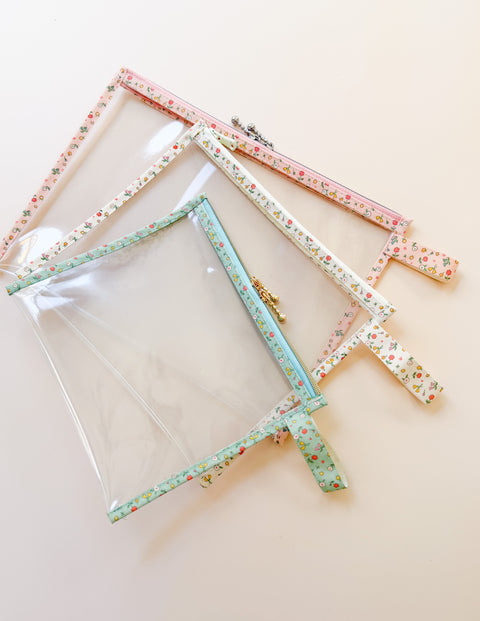 5yd Pink Floral Cotton Ribbon