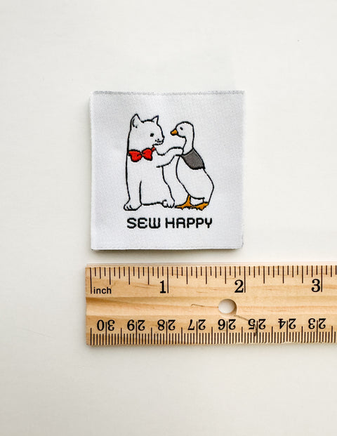 Sew Happy Woven Label Set