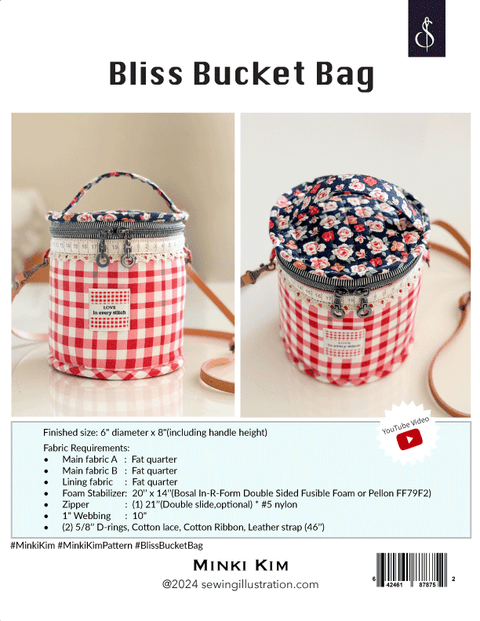 Bliss Bucket Bag Paper Pattern