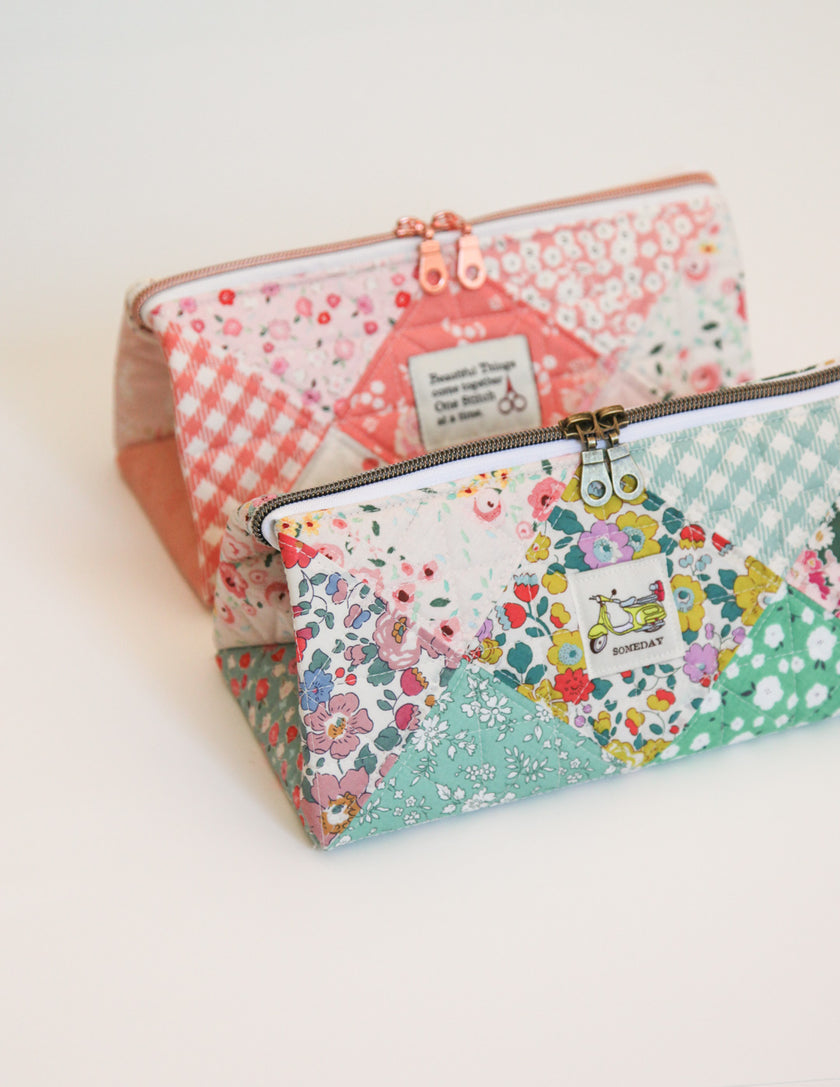 Box It Up Pouch PDF Download Pattern – Sewing Illustration