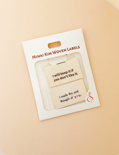 I will Keep It Multi Organic Cotton Labels