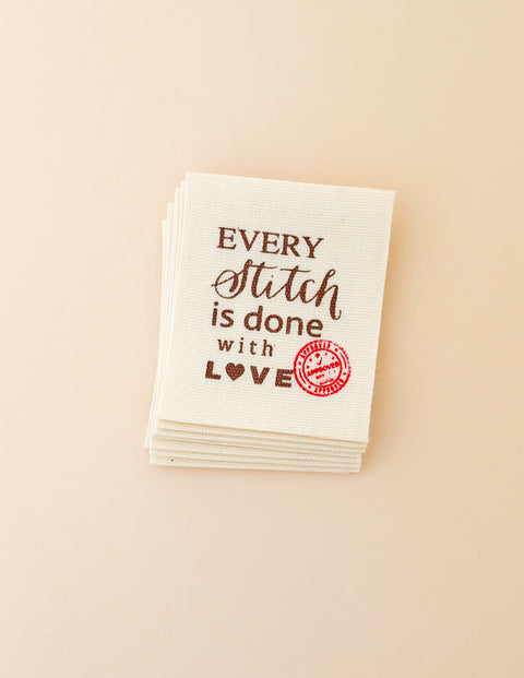 Every Stitch Organic Cotton Labels