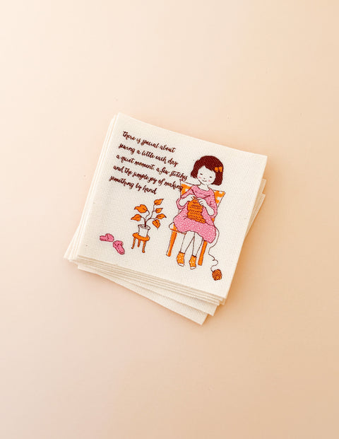 Quiet Stitch Organic Cotton Labels