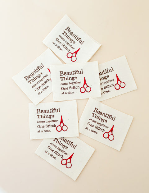 Beautiful Things Organic Cotton Labels