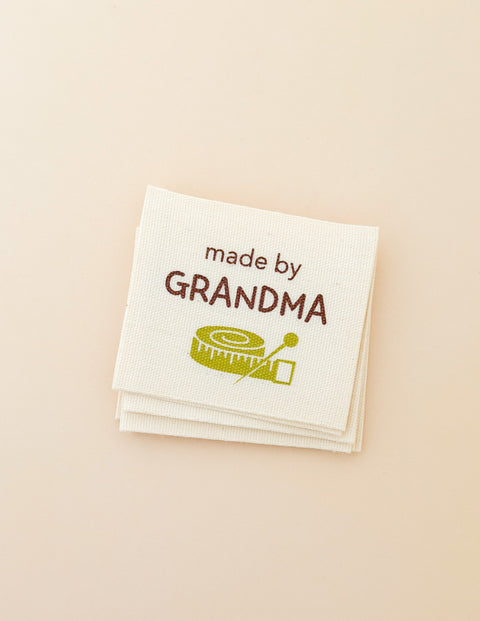 Made by Grandma Organic Cotton Labels