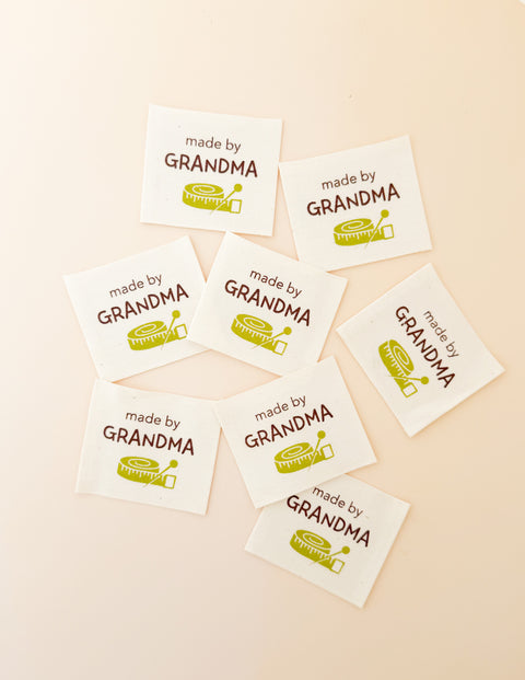 Made by Grandma Organic Cotton Labels