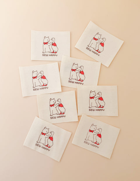 Sew Happy Organic Cotton Labels