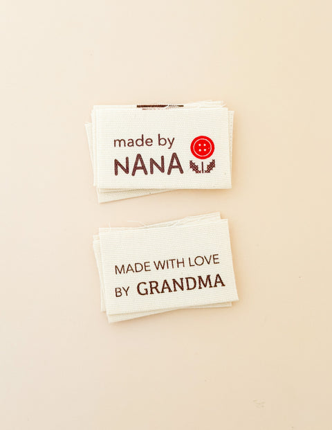 Made by Nana Multi Organic Cotton Labels