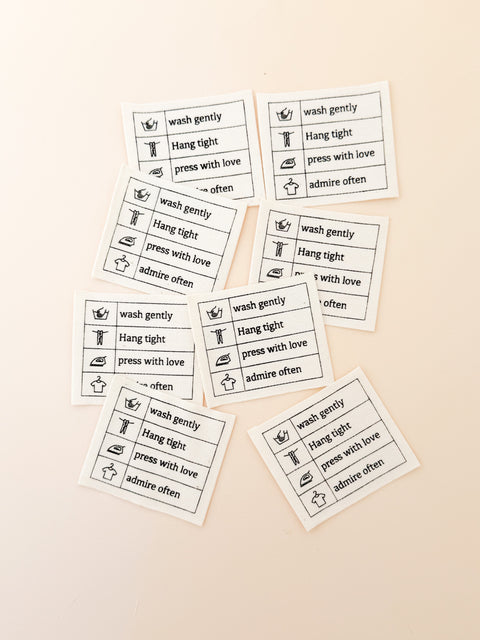 Little Care Organic Cotton Labels