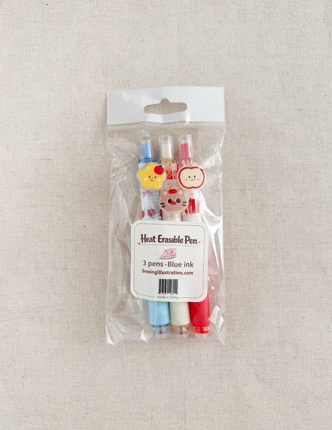 Sweet Heat Erasable Fabric Pen set - 3 pen