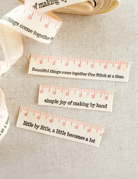 Sweet Measure Cotton Ribbon - 5 yards