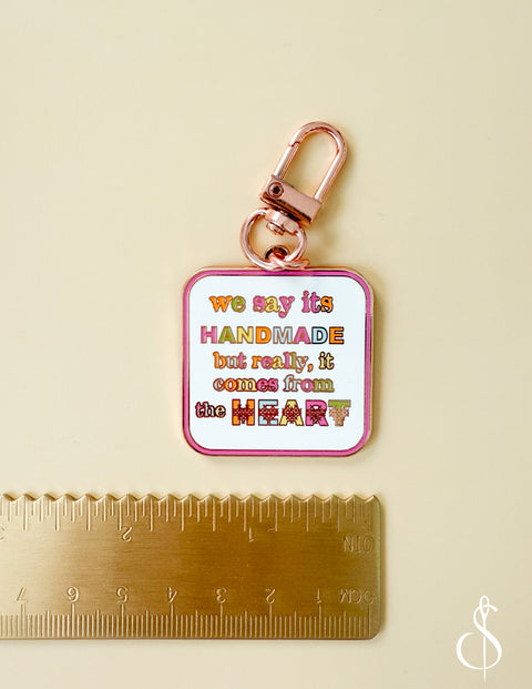 From the Heart Enamel Charm