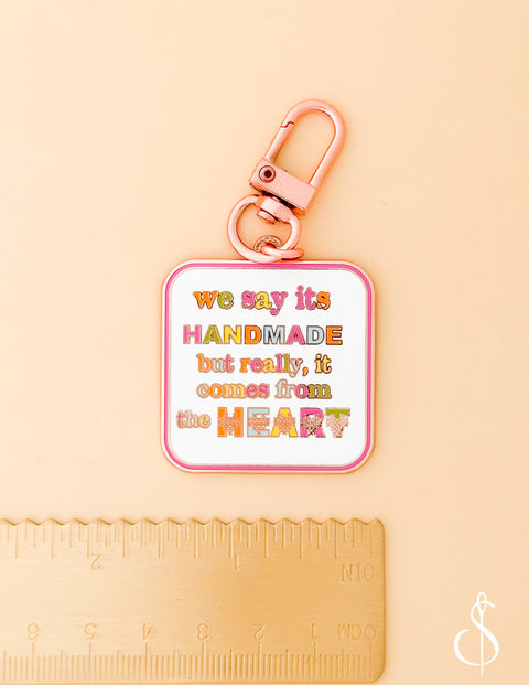 From the Heart Enamel Charm