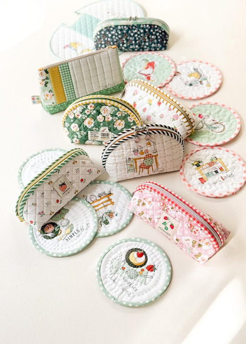 Pouch Panel Patterns Cottage Pouch Panel – Sewing Illustration