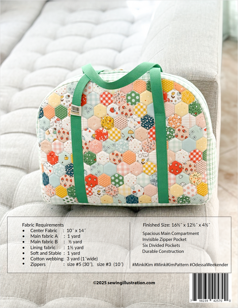 Odessa Weekender Paper Pattern