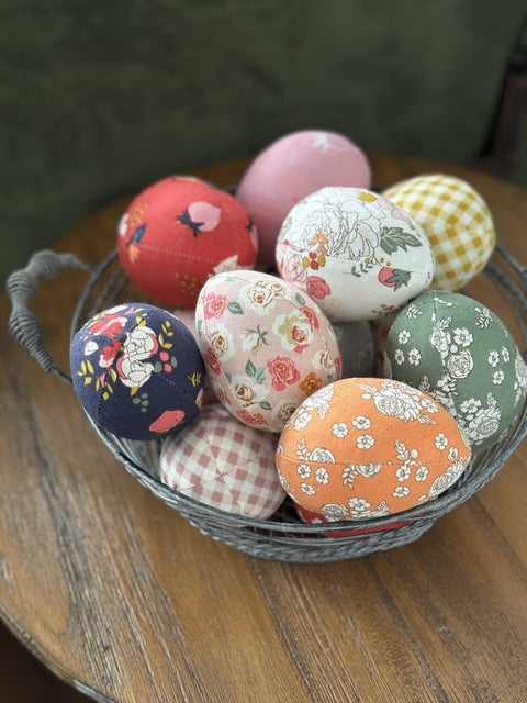 Fabric Easter Eggs PDF Download Pattern