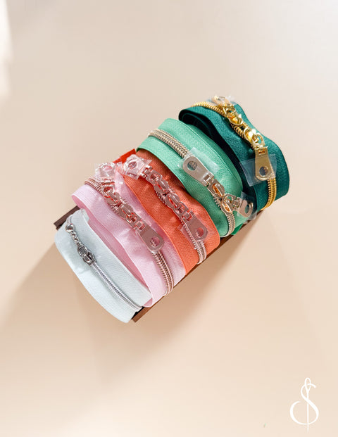 Memories Pouch Panel Zipper Set (5 zippers)