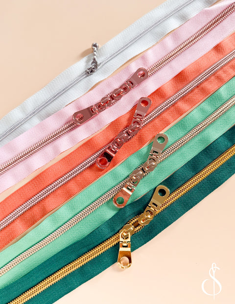 Memories Pouch Panel Zipper Set (5 zippers)