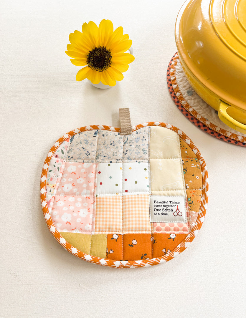 Pumpkin Pot Holder Sewing Pattern