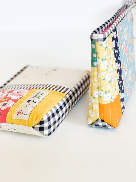 Quilted Zipper Pouch PDF Download Pattern