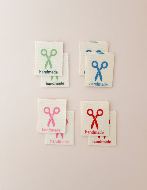Scissors Multi Cotton Labels