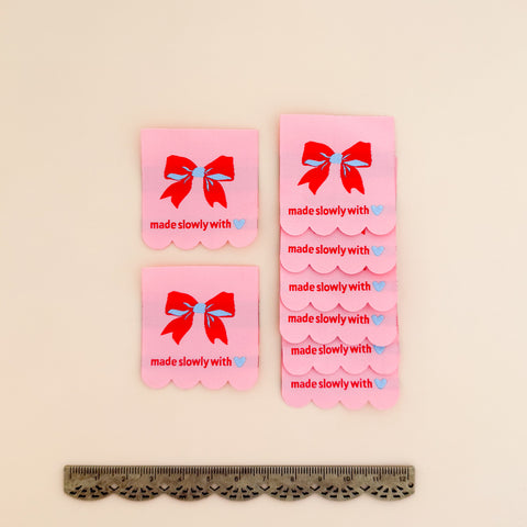 Made Slowly Woven Labels