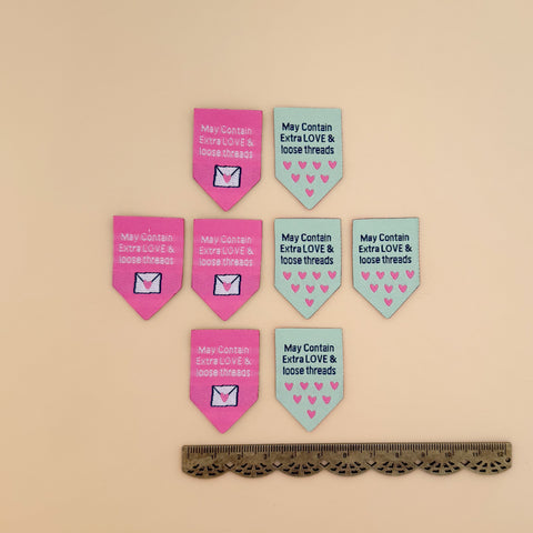 Extra Love Woven Labels