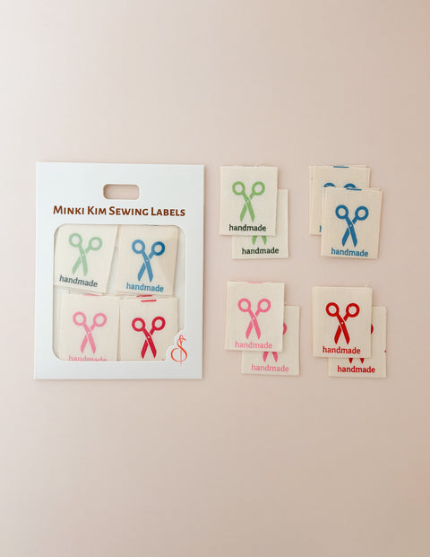 Scissors Multi Cotton Labels