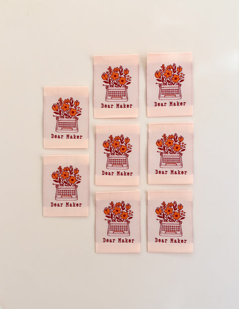 Dear Maker Woven Labels
