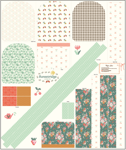 Sunset Ridge Backpack Pattern Sunsetridge Backpack Panel – Sewing Illustration