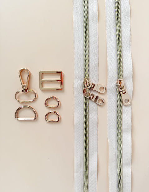 Sling Bag Hardware Kit - Light Gold