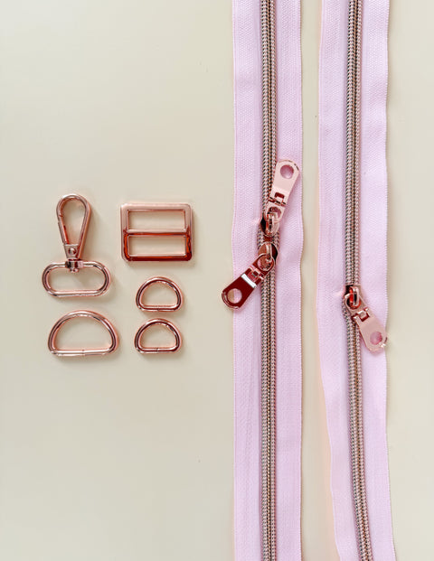 Sling Bag Hardware Kit - Rose Gold