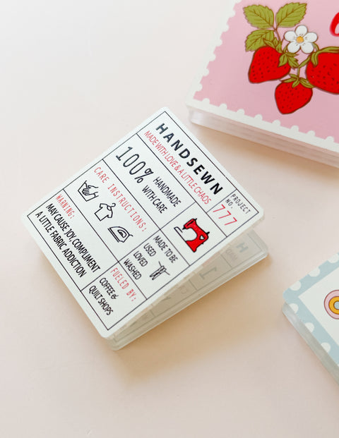 Sew Happy Acrylic Clip Set – Set of 4