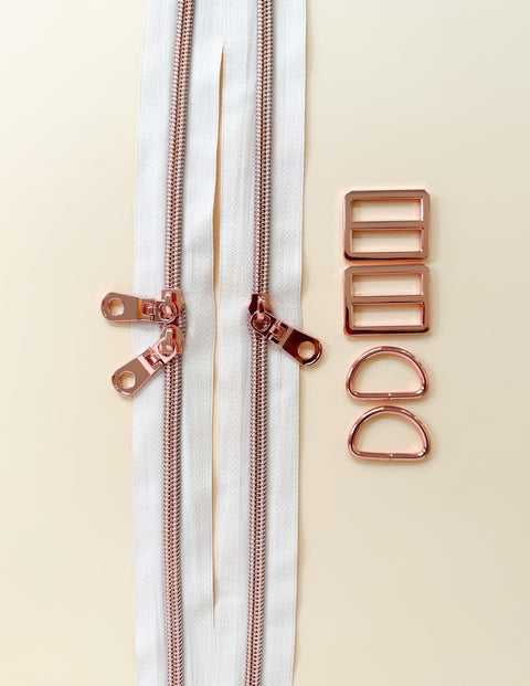 Ashmere Backpack Hardware Kit - Rose Gold