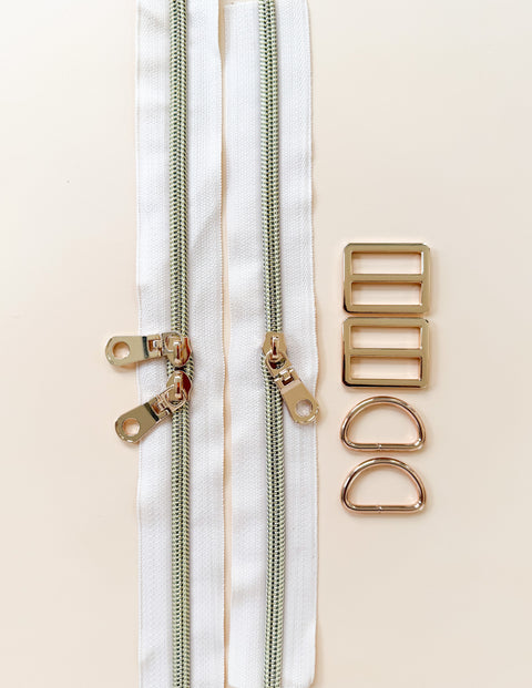 Ashmere Backpack Hardware Kit - Light Gold