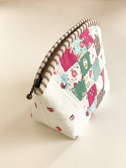 Clam Shell Bag Pattern Clamshell Zip Pouch PDF Download Pattern – Sewing Illustration