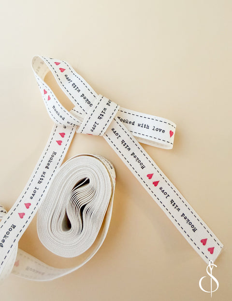 Sweet Heart Cotton Ribbon - 5 yards