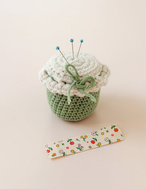 Handmade Jam Jar Pincushion