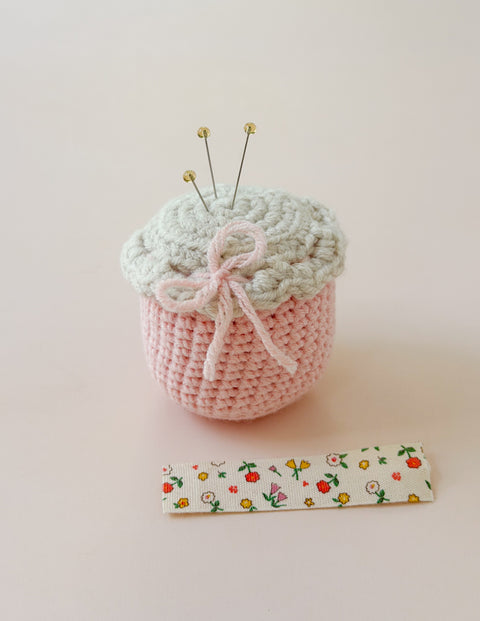 Handmade Jam Jar Pincushion