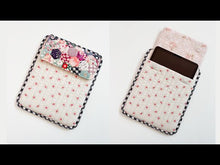 Load and play video in Gallery viewer, Quilted iPad Case PDF Download Pattern
