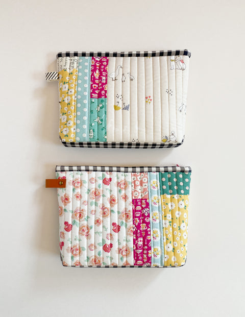 Quilted Zipper Pouch PDF Download Pattern