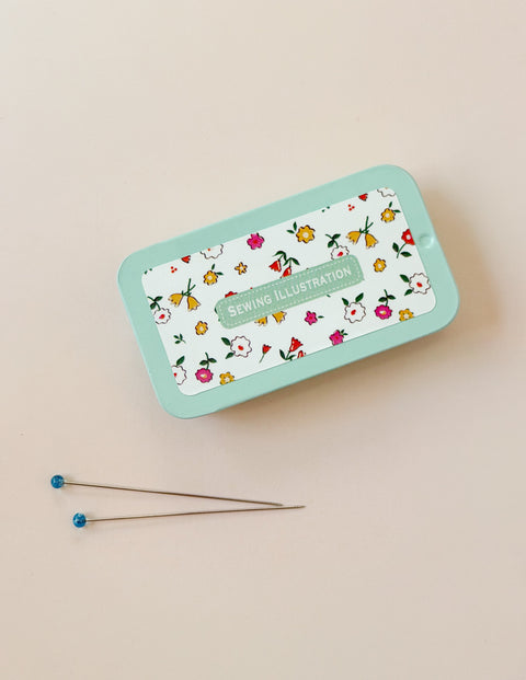 Sweet Pins Tin | Glass head Pins