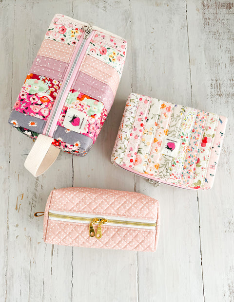Cardboard Sewing Pattern Box Striped Box Trio PDF Download Pattern – Sewing Illustration