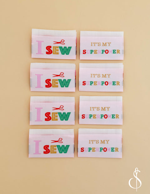 Superpower 2 Woven Labels