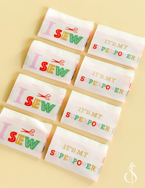 Superpower 2 Woven Labels