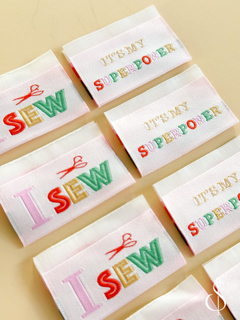 Superpower 2 Woven Labels